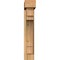 Ekena Millwork Merced Block Rough Sawn Bracket w/ Offset Brace, Western Red Cedar, 6"W x 22"D x 34"H BKT0604X22X34MRC05RWR - alternate 2